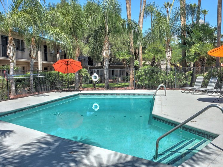 Pool, Pool Patio & Landscaping at Canyon Vista Apartments in Tucson, AZ